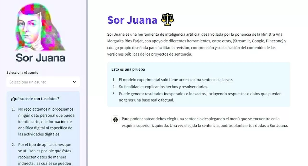 Ponen al servicio de la justicia la IA