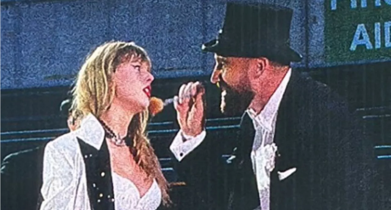 Travis Kelce hace aparición especial en concierto de Taylor Swift