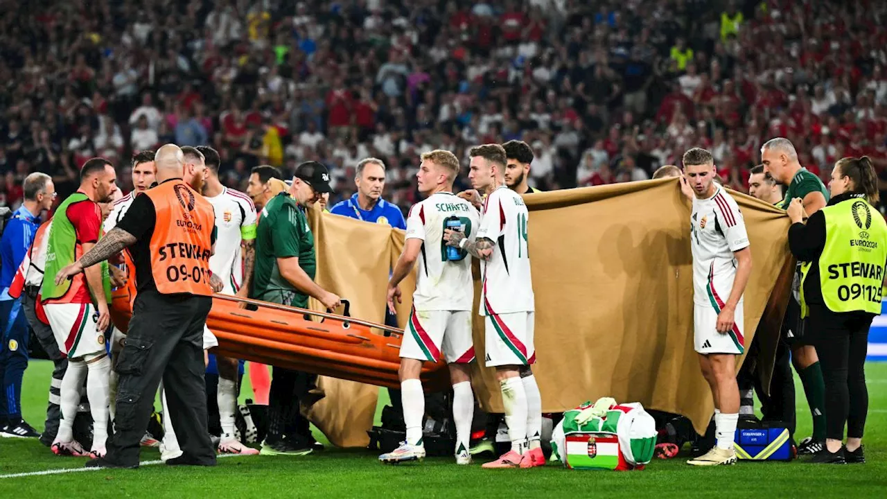 Hungary's Varga in stable condition after collision vs. Scotland