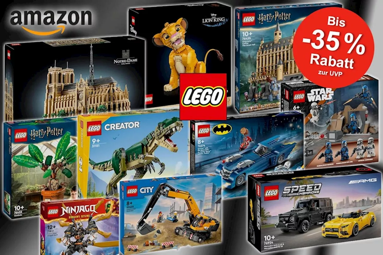 Mega Lego Angebote im Amazon Juni Sale: Auf Juni Neuheiten schon bis 35% Rabatt