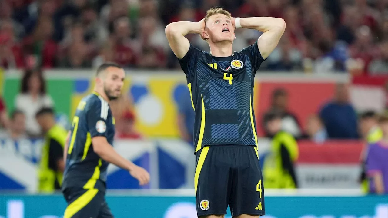 Scotland 0-1 Hungary: Heartbreak for Tartan Army as late goal knocks them out of Euro 2024