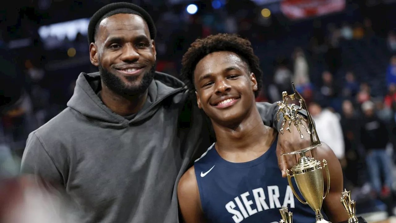 È il draft di Bronny James: quanto vale il figlio di LeBron e chi può sceglierlo