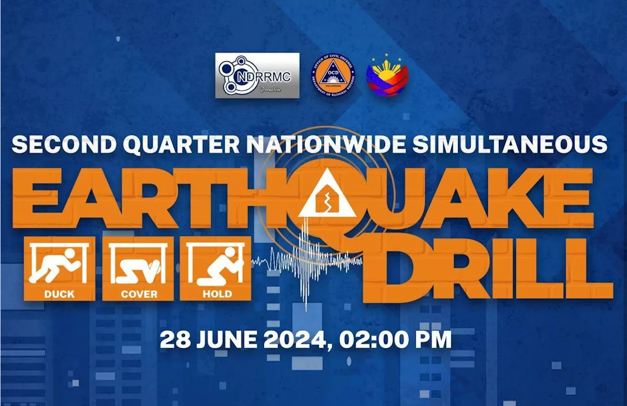 Nationwide Simultaneous Earthquake Drill to be held June 28 —OCD