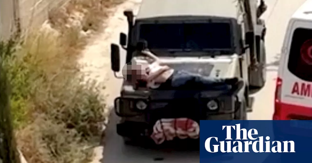 IDF investigates soldiers who tied Palestinian man to vehicle’s bonnet