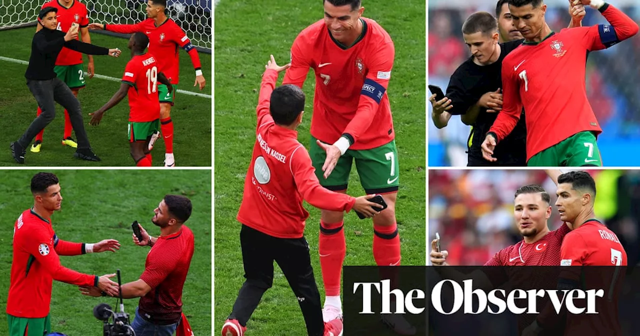 Portugal voice concerns after five pitch invaders get to Cristiano Ronaldo