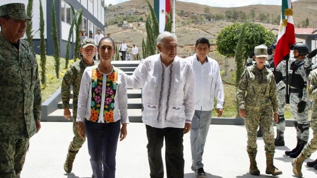 Celebra AMLO compromiso de Claudia Sheinbaum para pasar Guardia Nacional a Sedena