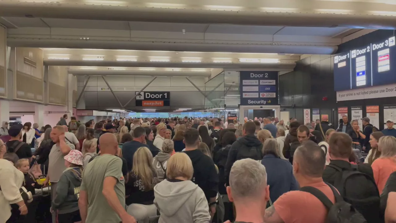 All flights from two Manchester Airport terminals cancelled after power cut