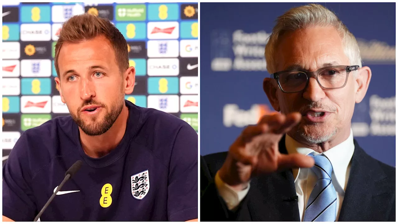 Harry Kane slams Gary Lineker's criticism of England at Euros