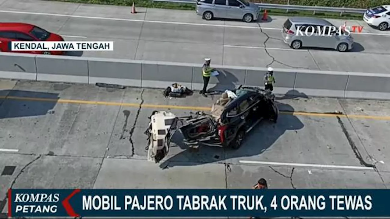 6 Fakta Kecelakaan Maut Pajero Tabrak Truk di Tol Semarang-Batang: Kronologi-Pengakuan Sopir Pajero