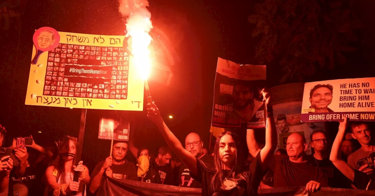 Protestas en Tel Aviv contra Netanyahu: piden elecciones