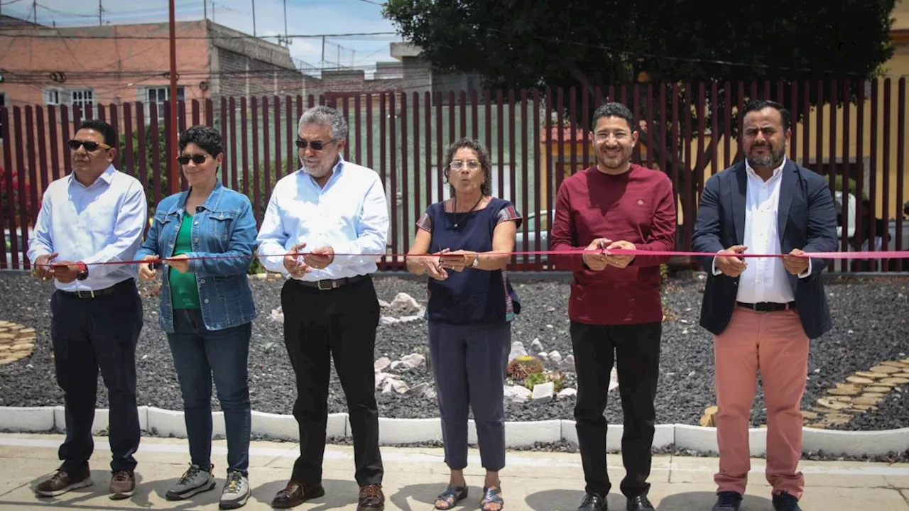 Martí Batres entrega obra del deportivo Gertrudis Sánchez en GAM