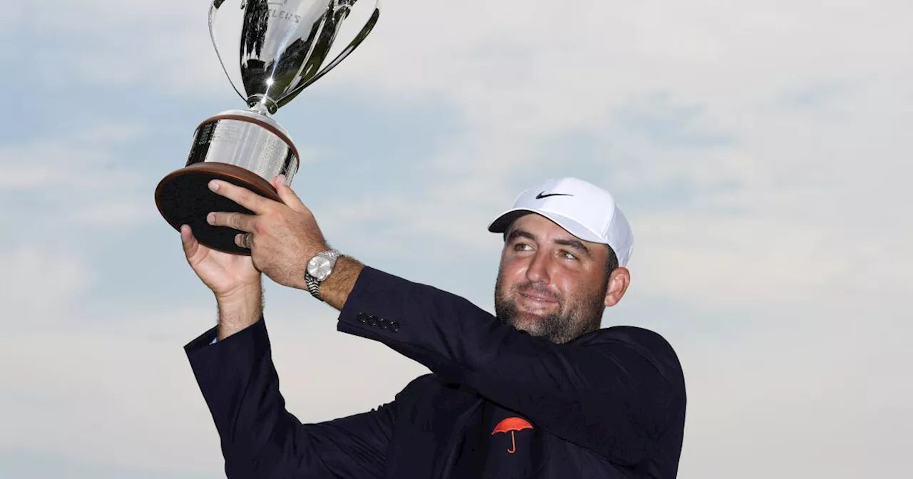 Scottie Sheffler wins sixth PGA Tour title of the year after intruders disrupt play