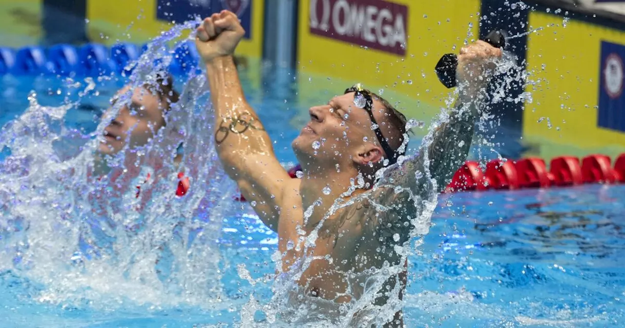 U.S. Olympic swim trials: Caeleb Dressel wins again to secure another race in Paris