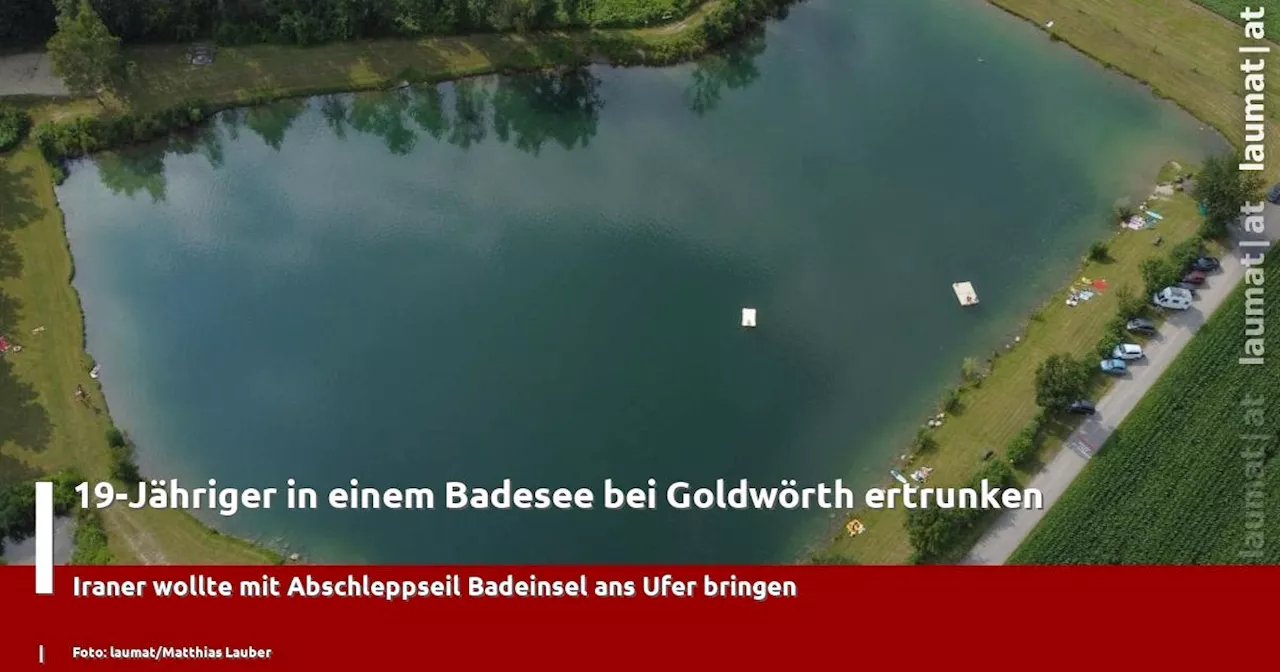 19-Jähriger in einem Badesee bei Goldwörth ertrunken