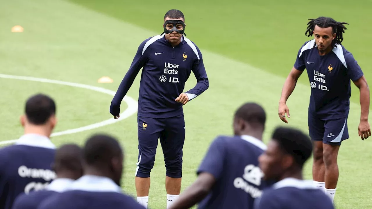 Euro 2024 : Kylian Mbappé teste un nouveau masque, Camavinga ménagé à deux jours de France