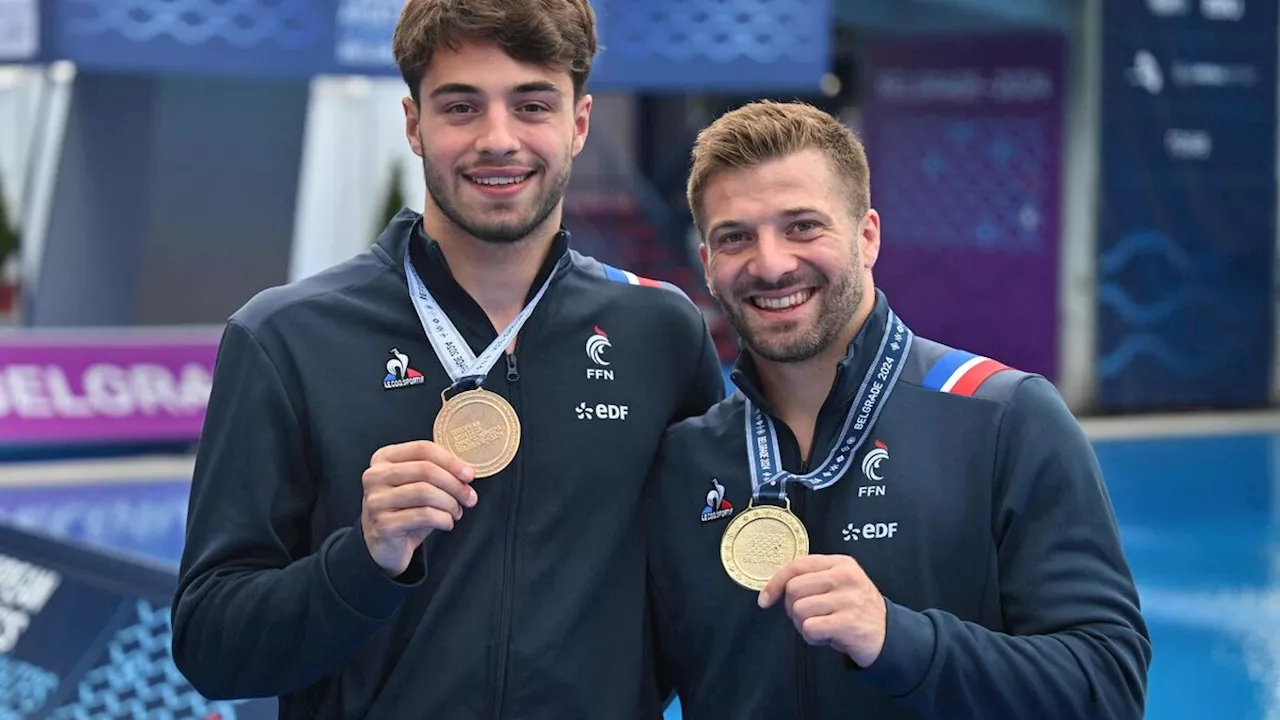 JO Paris 2024 : Jules Bouyer et Alexis Jandard champions d’Europe de plongeon sur le 3 m synchronisé