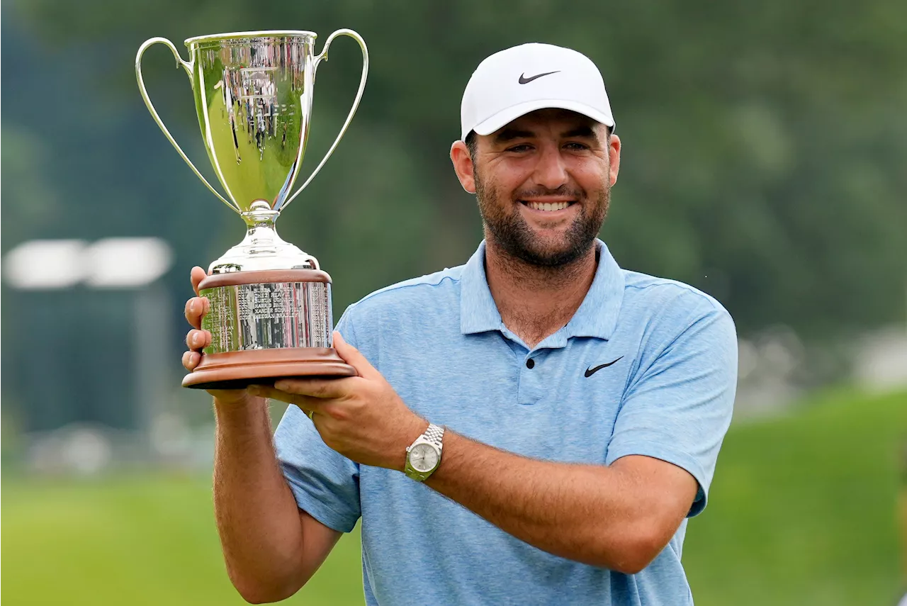 Scheffler outlasts protest on 18th green, Kim to win Travelers for 6th victory of year