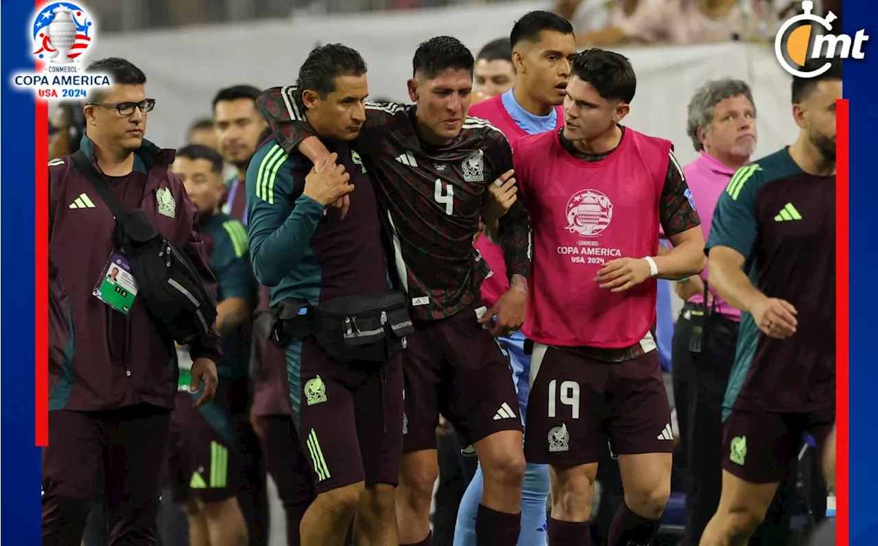 ¡Se rompió! Edson Álvarez se lesiona vs. Jamaica y podría ser baja de la Copa América 2024