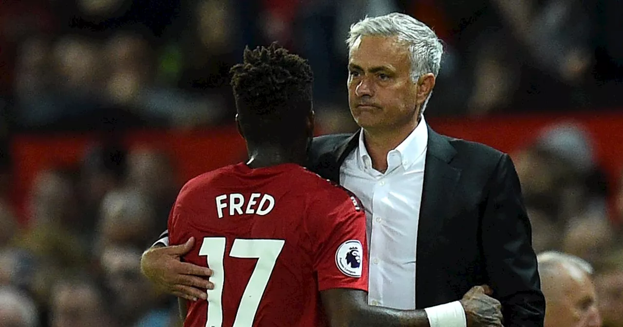 Fred's telling two-word reaction after 'awkward' reunion with Jose Mourinho