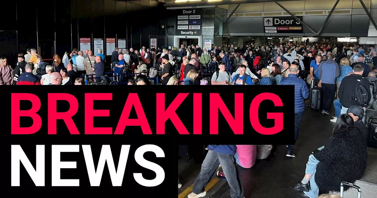 All flights cancelled at two Manchester Airport terminals