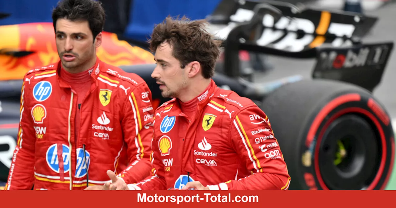 Ferrari-Duell in Barcelona: Leclerc ärgert sich über Sainz, der sich im Recht sieht