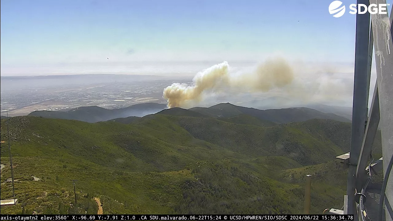 Firefighters gain progress on Otay Mesa wildfire near US—Mexico border