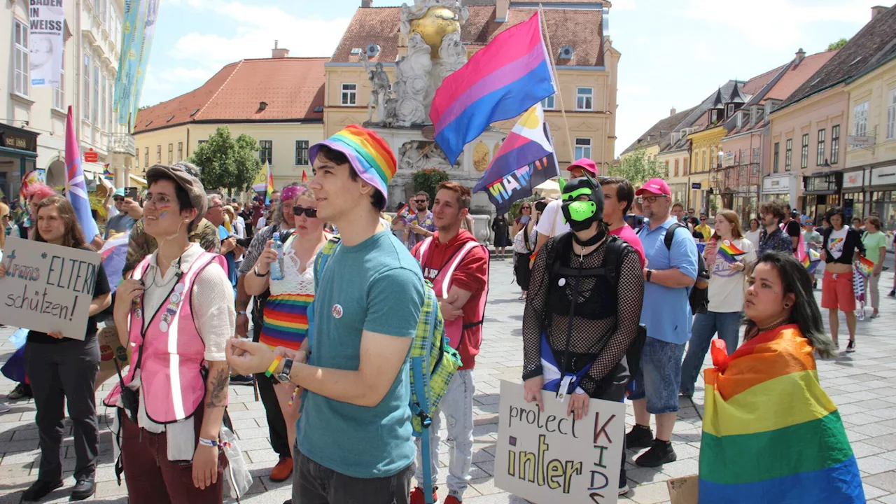 Erstmals fand Pride-Parade in Baden statt