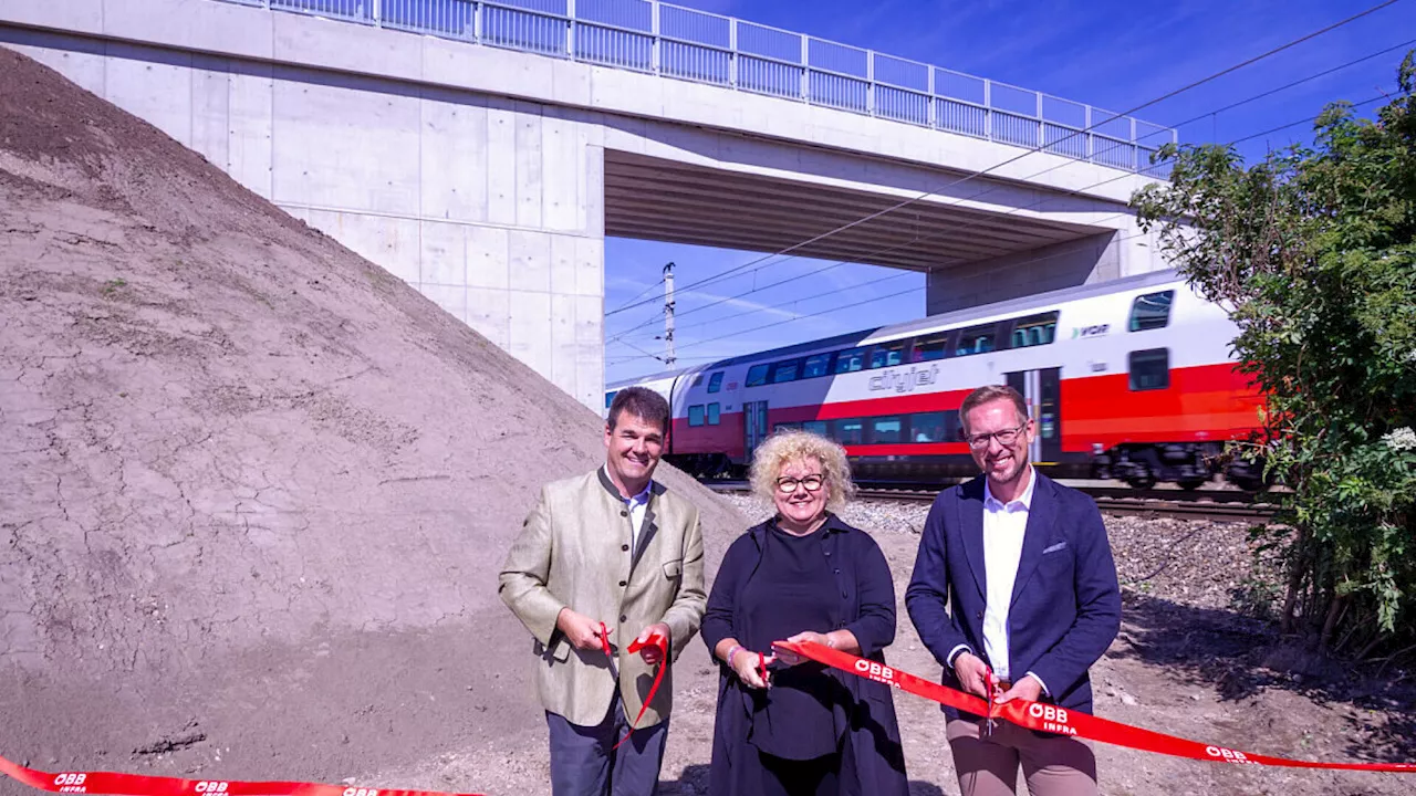 Neue Brücke bei Aderklaa und Deutsch-Wagram ist fertig