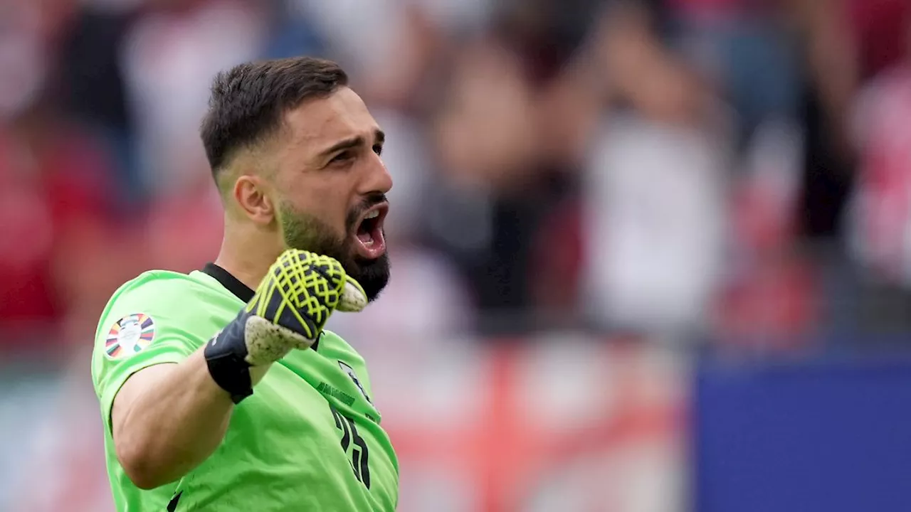 Fußball-EM: Georgiens Keeper Giorgi Mamardaschwili fliegt zum Turnier-Rekord