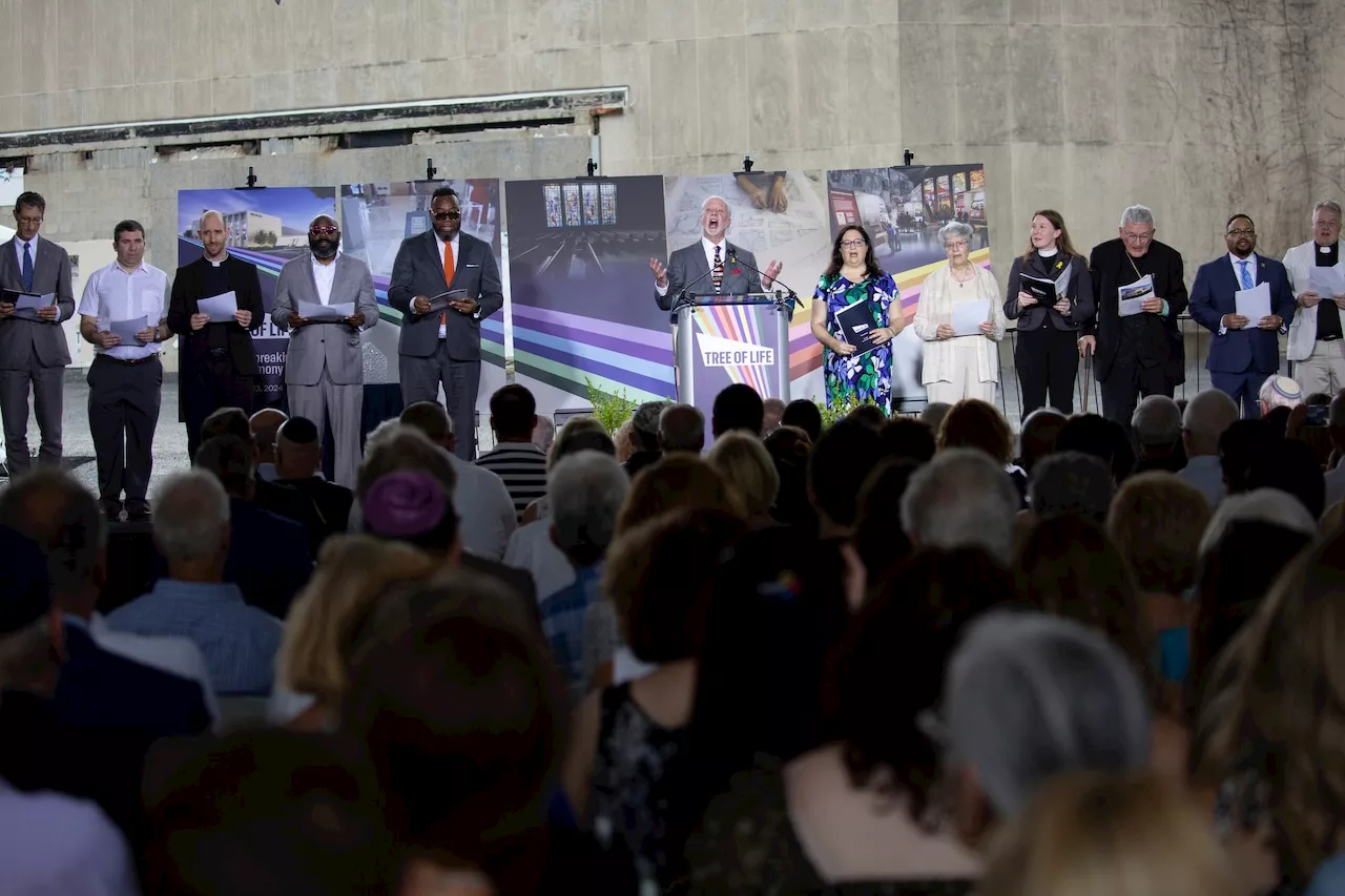 Groundbreaking for new structure replacing Pittsburgh synagogue targeted in 2018 mass shooting