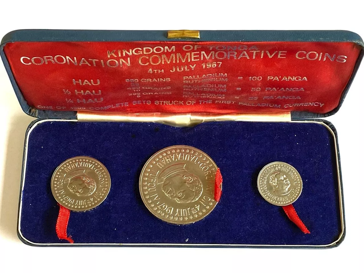 Rare Tongan palladium coins tipped to sell for more than £2,000 at bumper Shropshire auction