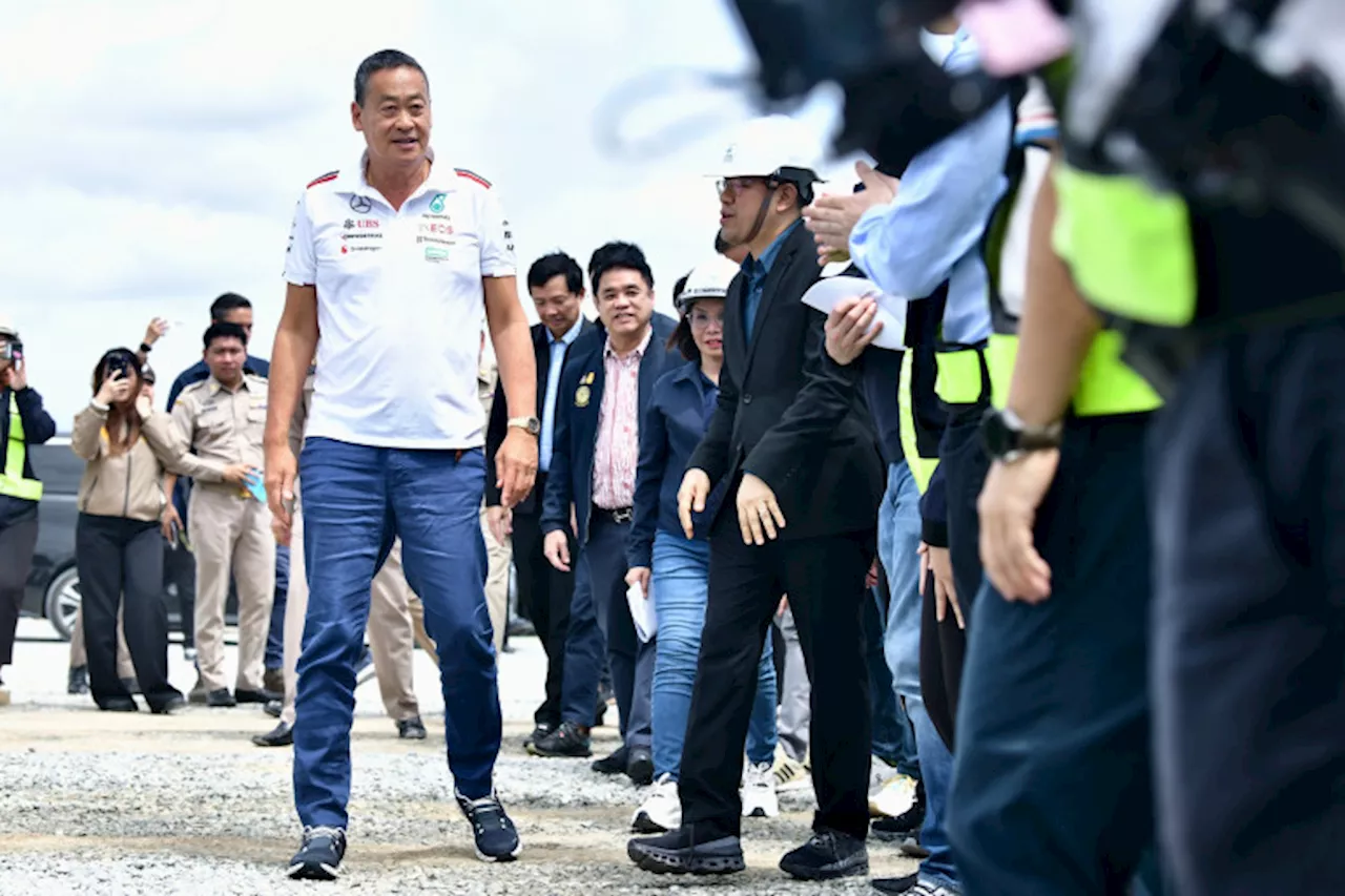 'เศรษฐา' ตรวจการก่อสร้างท่าเรือแหลมฉบัง เฟส 3 เร่งรัดจบได้ตามสัญญา มิ.ย. 69