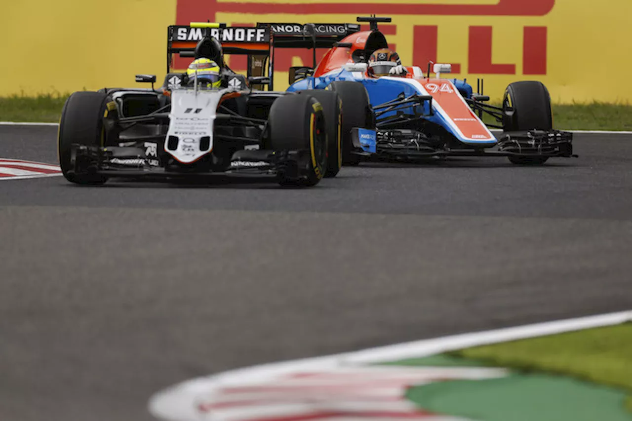 Hülkenberg im Renault, Pascal Wehrlein im Force India