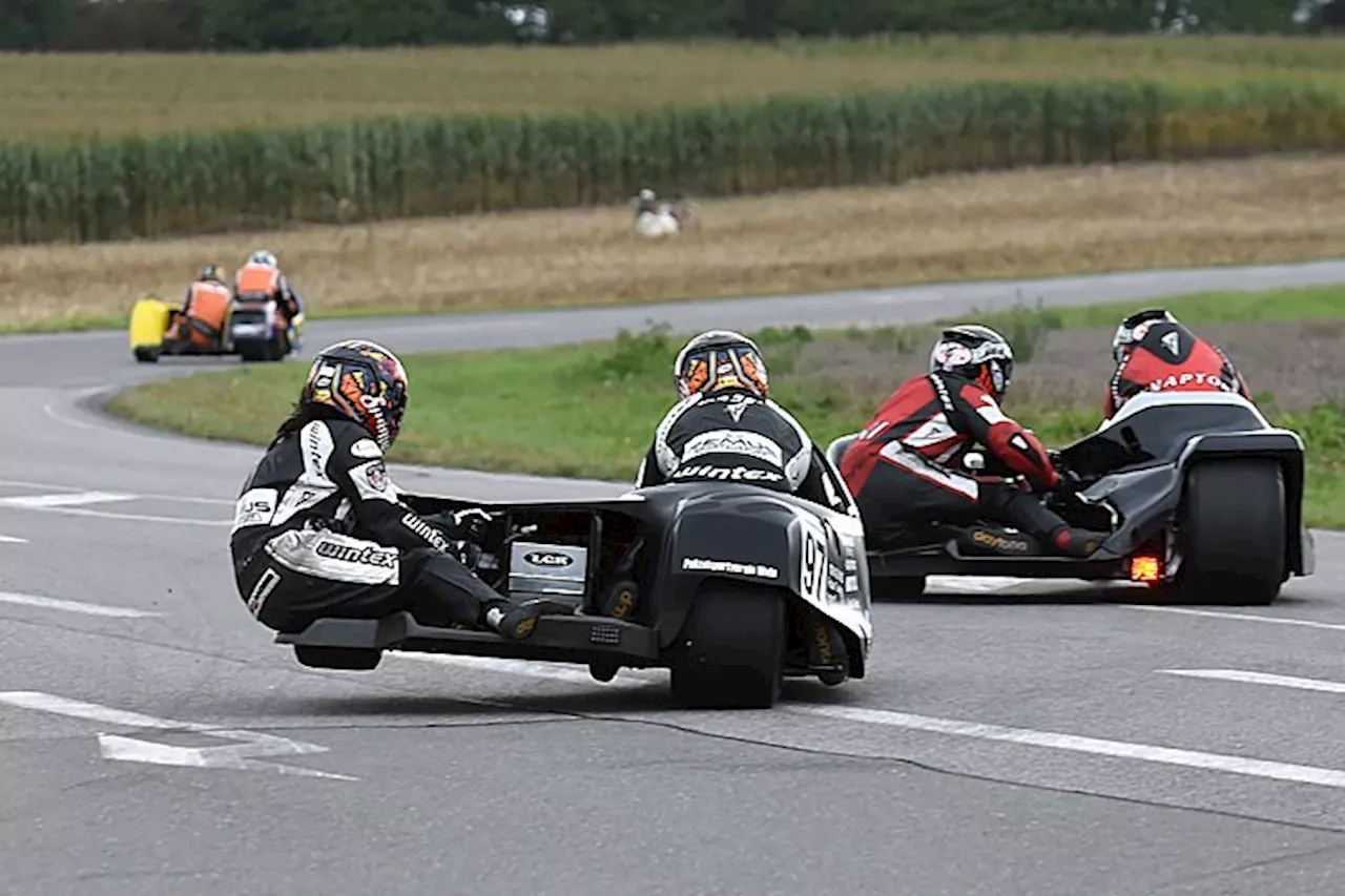 Sidecar Trophy Frohburg: Grabmüller und Knapton vorn