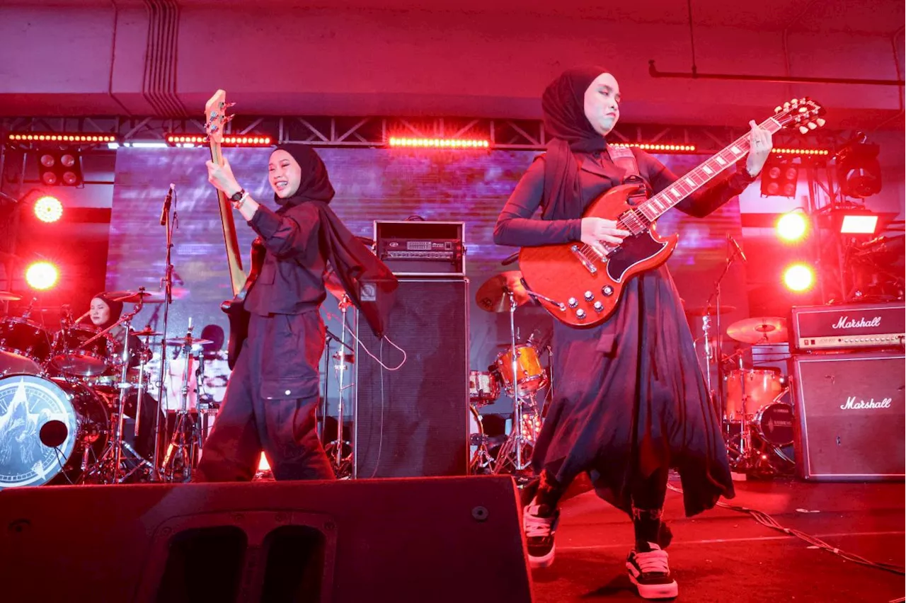 Indonesian Muslim music metal group braces for biggest stage yet