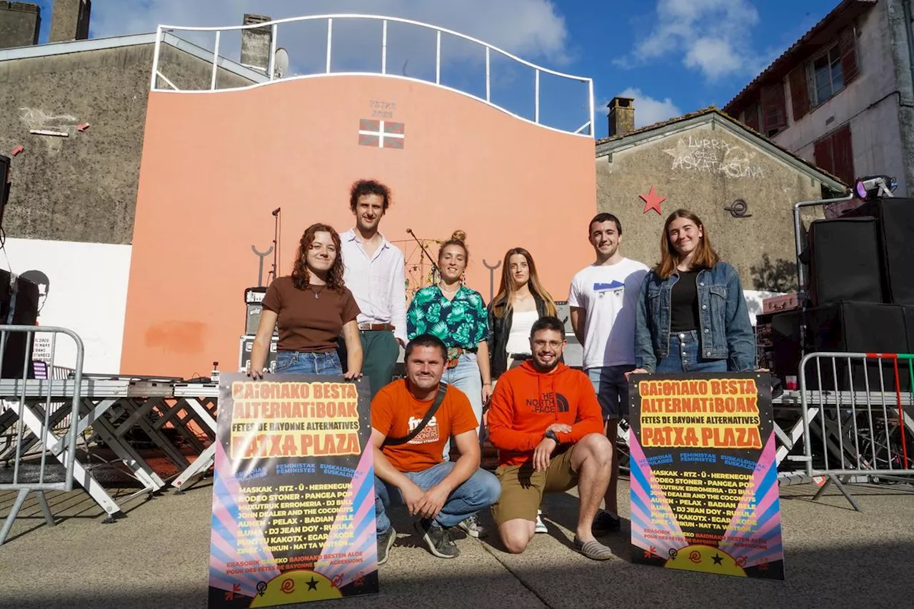 Fêtes de Bayonne : les jeunes du gaztetxe développent leur modèle festif alternatif place Patxa