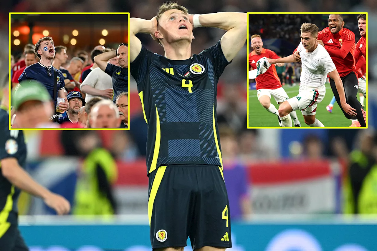 Scotland crash out of Euro 2024 as Hungary clinch winning goal in final seconds...