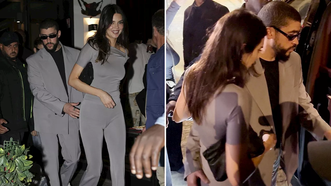 Bad Bunny Gets Handsy with Kendall Jenner While Clubbing in Paris