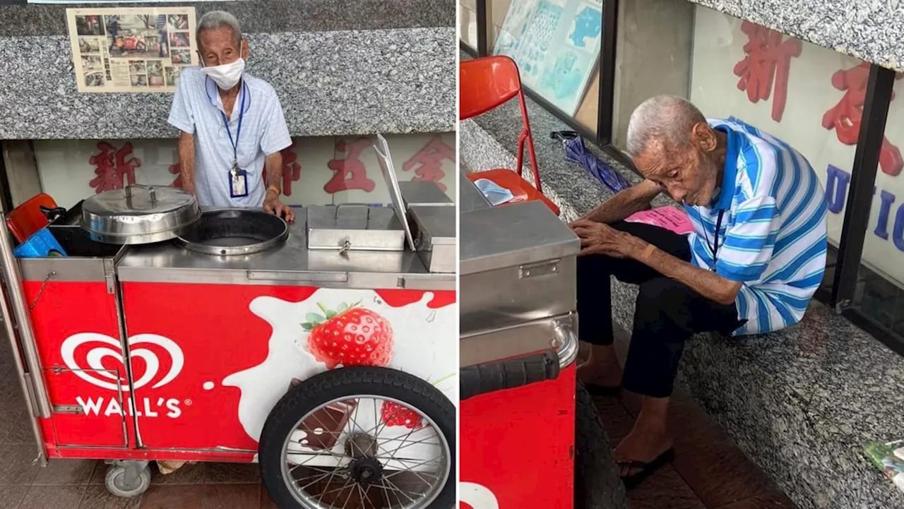 Sim Lim Tower ice cream cart hawker Ng Teak Boon passes away at 92