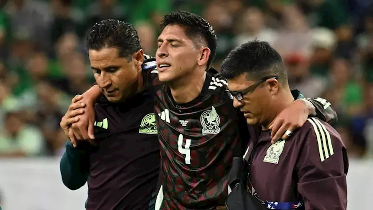 Edson Álvarez sufre lesión muscular en el México vs. Jamaica de la Copa América 2024