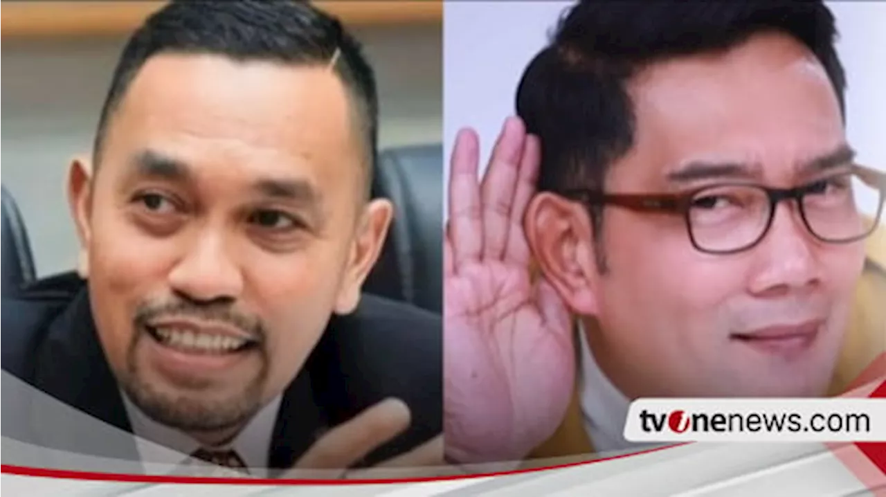 Sesumbar Ahmad Sahroni Bilang Mudah Kalahkan Ridwan Kamil di Pilgub DKI Jakarta: Sangat Mudah!