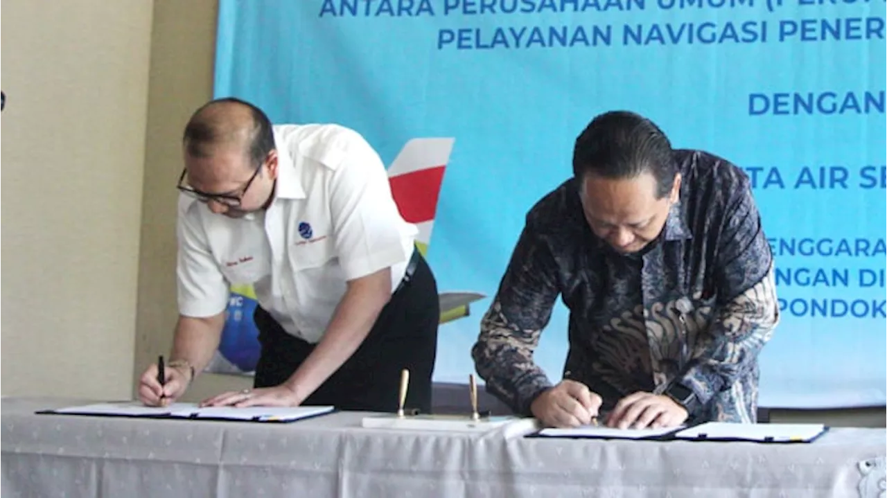 Pelita Air dan AirNav Kerja Sama Layanan Navigasi Penerbangan di Bandara Pondok Cabe