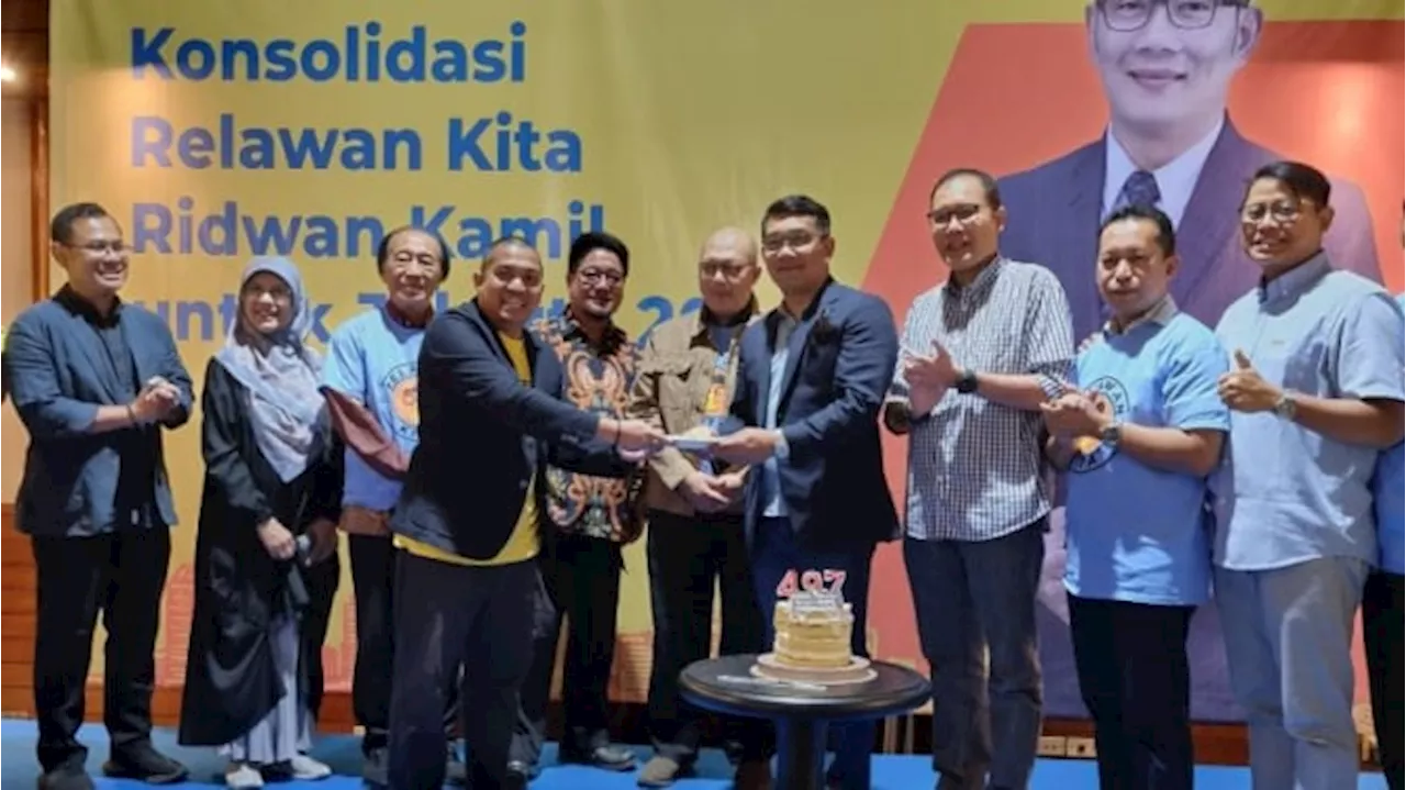 Ridwan Kamil ke Relawan: Jakarta Butuh Perubahan, Harus Ada Gagasan Kelas Dunia