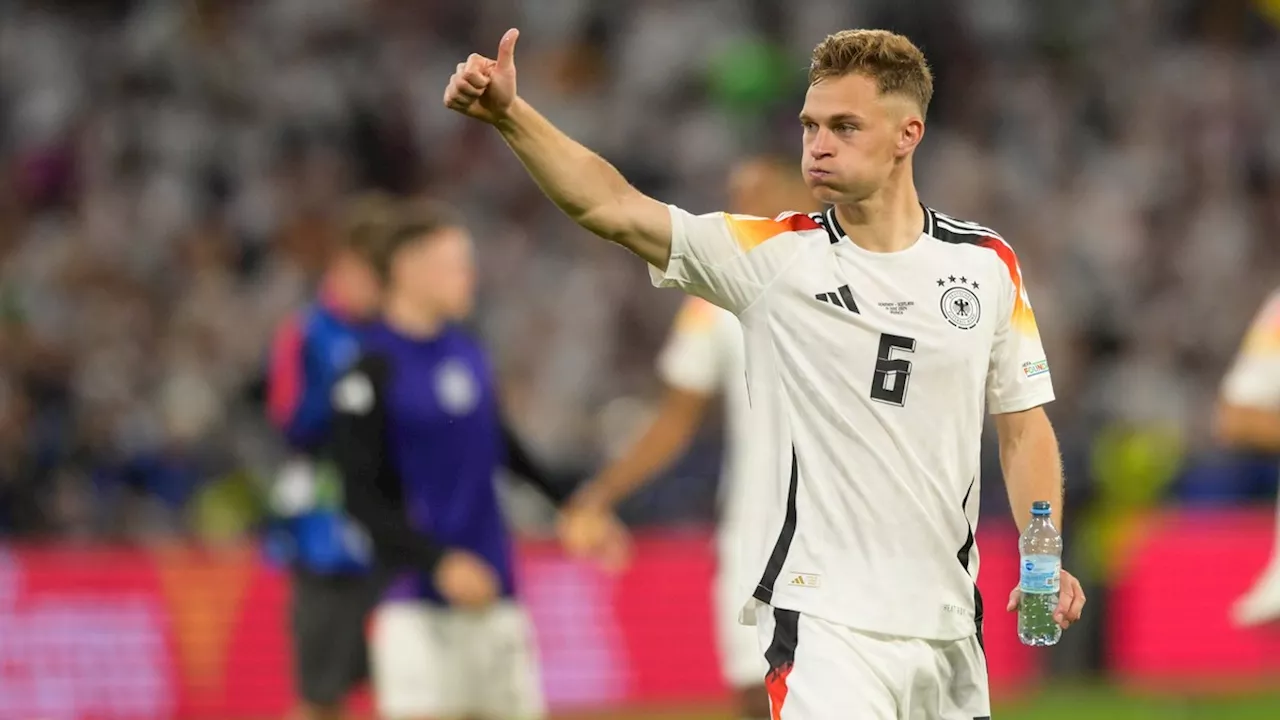 EM 2024: Nationalspieler Joshua Kimmich lacht über Antwort von Florian Wirtz