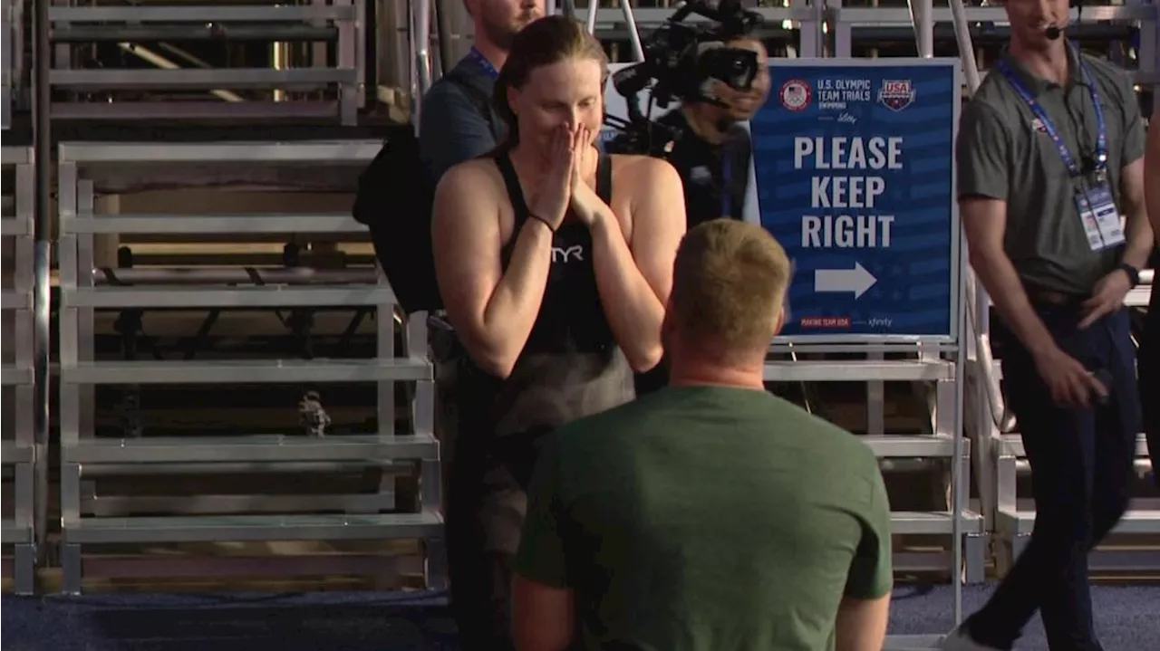 Lilly King says 'yes' after earning Olympic spot; Carmel's Alex Shackell secures spot in Paris