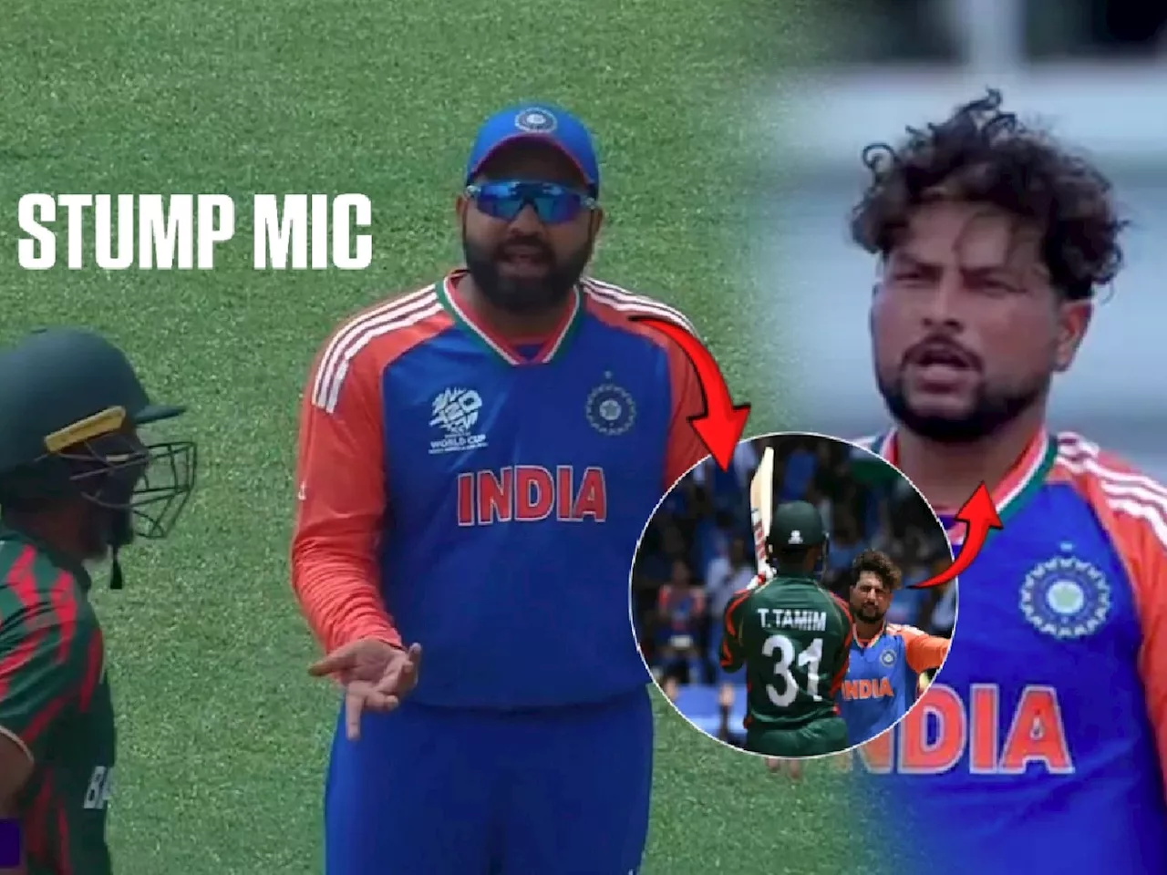 Video: 'काय करतोय? तो आताच..', रोहितने कुलदीपला झापलं! Stump Mic मध्ये झालं रेकॉर्ड