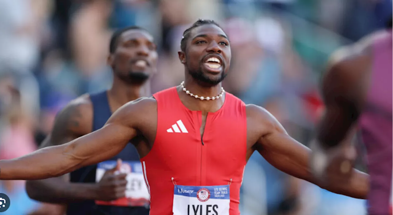 Lyles wins 100m at US trials to qualify for Paris Olympics