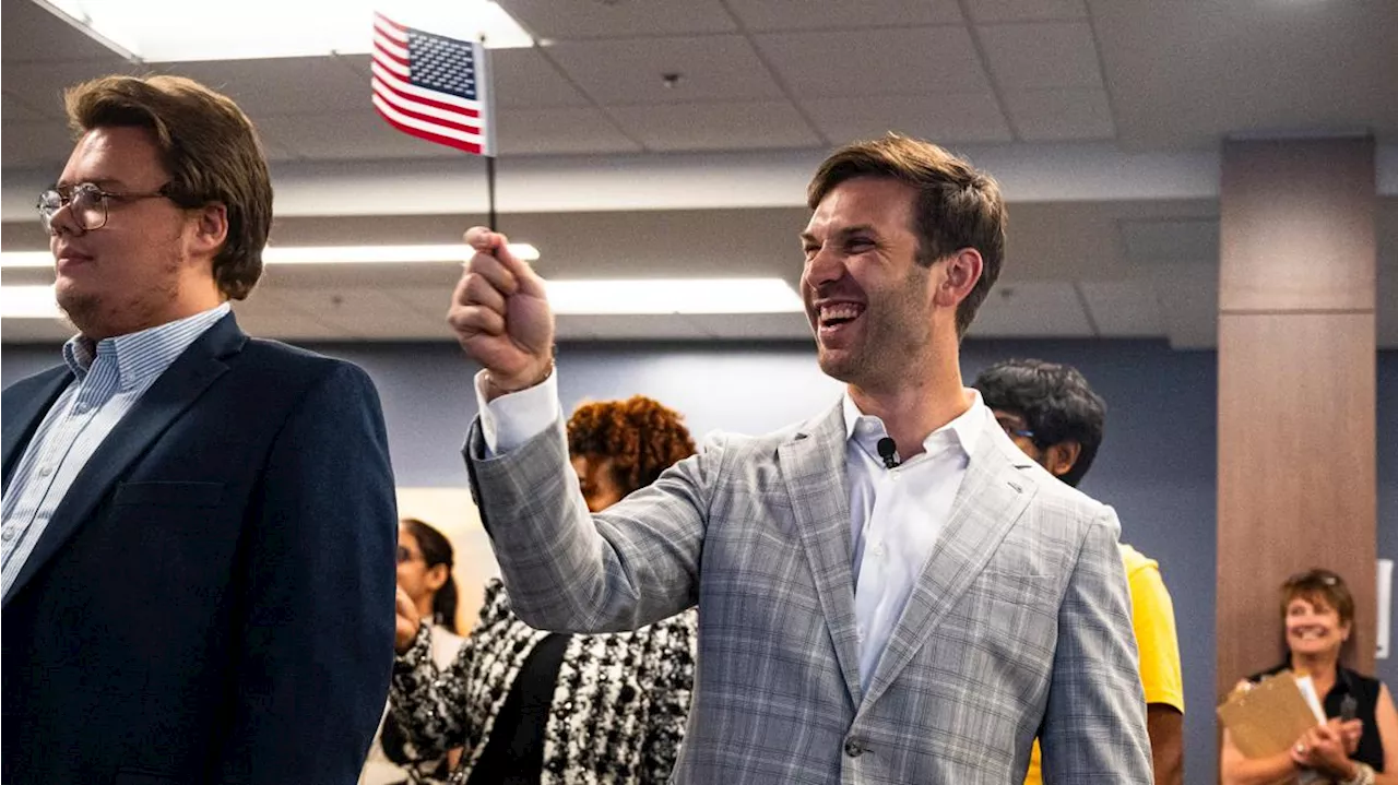 Mexican-born NASCAR driver Daniel Suarez celebrates becoming American citizen