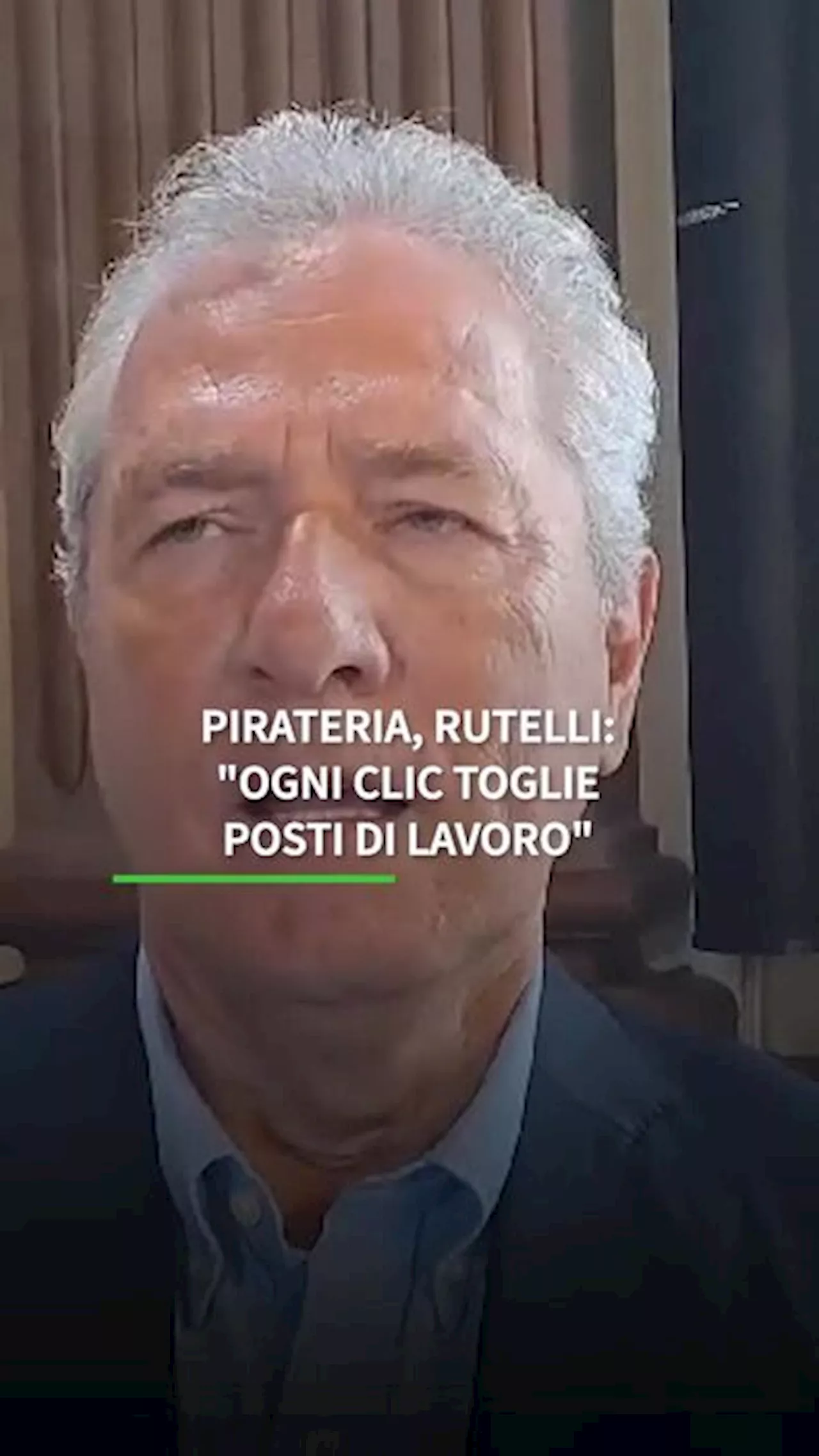 Pirateria, Rutelli: 'Ogni clic toglie posti di lavoro'