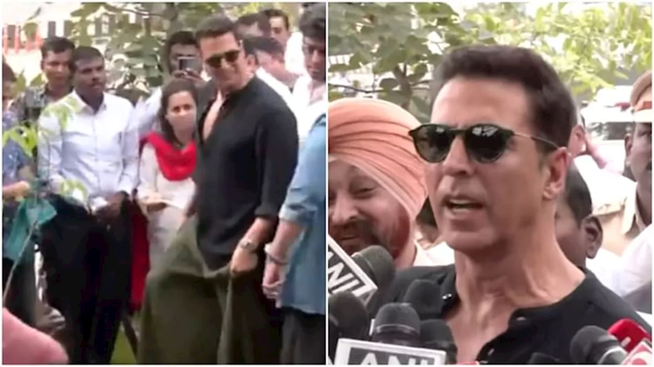 Akshay Kumar: मुंबई में पौधारोपण कराने निकले अक्षय, प्लान बताते हुए पैपराजी से बोले- 'मुझे देखकर हंस रहा है'